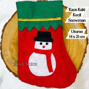 Hiasan Kaos Kaki Natal / Gantungan Kaus Kaki Natal / Christmas Socks / Dekorasi Pohon Natal