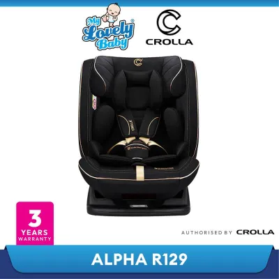 Crolla Alpha R129 Gold Car Seat with Buckle System Alert (New Born to 150cm) - My Lovely Baby