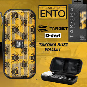 TARGET DART CASE - Takoma Buzz DARTS STORAGE BAG / WALLET (BEKAS ARROW DART)