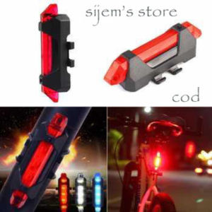ARAFURA - TaffLED Lampu Belakang Sepeda LED USB Rechargeable 500 mAh 15 Lumens - DC-918
