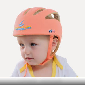 ZEEMIN Safety Baby Protective Helmet Baby Cap Cotton Mesh Soft Adjustable Head Protector Hat Toddlers Hats for Crawling Walking Run