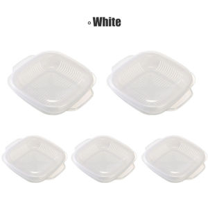 ​​Rice Preservation Box Separate Fridge Storage Keep Fresh Food 4pc Veggie Fruit Container Kitchen Organizer