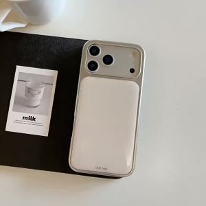 Gentle Solid Color Electroplating Glue Phone Case For iPhone 17 Air 16 15 14 13 12 11 Pro Max Plus Anti Fall Y2K Cover Ins