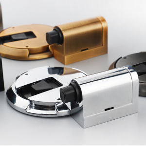 Stainless Steel Door Stopper Non Punching Mute Door Stop Hidden Door Holders Strong Adjustable Door Resistance Nail-free Doorstop Furniture Door Hardware