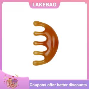 【LAKEBAO】 Tóc Lược Da Đầu Thư Giãn Bấm huyệt Massager Di Động Massage Lược Năm Rộng Răng Lược Châm cứu Trị Liệu Chống Tĩnh Điện Tóc Mịn