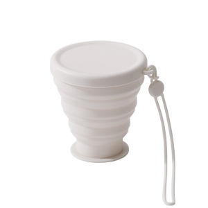 Collapsible Travel Cup | Portable Silicone Foldable Mug for Camping Hiking & Daily Use | Leakproof Toothbrush Holder with Carabiner (Space-Saving Design)​