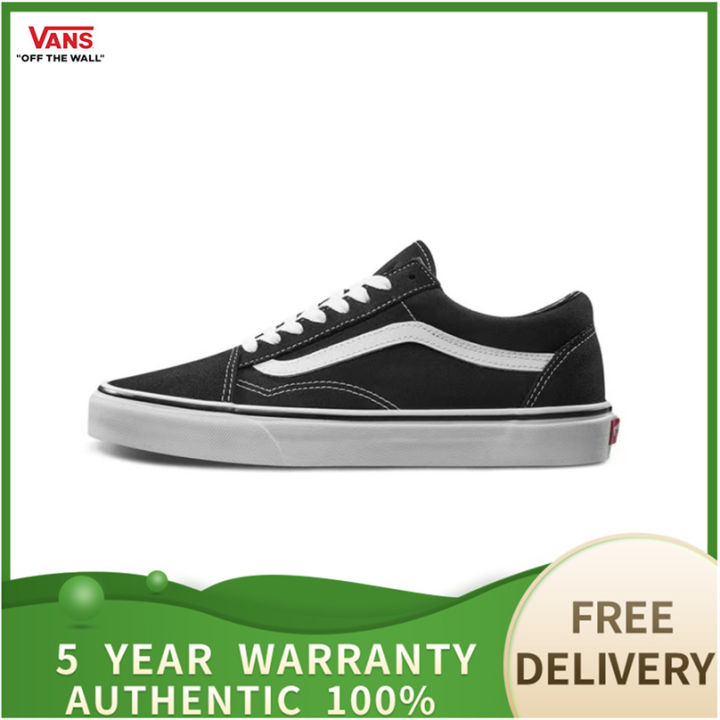 （Genuine Special）VANS OLD SKOOL Men's and Women's Canvas Shoe รองเท้า