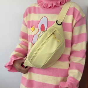 Women Men Fanny Packs with Adjustable Strap Chest Bag Small Crossbody Bag Waist Bag for Running Hiking Travel Sport