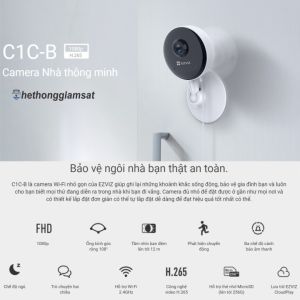 [Giá Sốc] Camera WIFI EZVIZ C1C-B H.265 1080P 2MPx (Phiên bản nâng cấp của C1C 1080P) Nhỏ Ngọn Sắt Nét Hàng Chính Hãng Bảo Hành 24 tháng