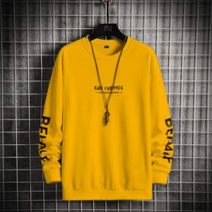 Bisa COD Sweater Keren Kaos Pria Distro Crewneck Trendy Sweatshirt Elegan Run Further Sweter Kasual