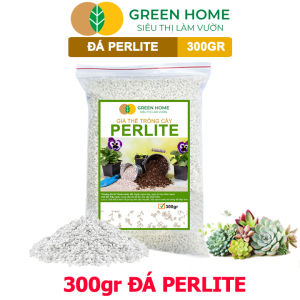 Mua 5 tặng 1 - Đá Perlite Greenhome Bao 300gr Trồng Hồng Thuỷ Canh Giá Thể Trân Châu Giàu Khoáng Chất Độ Tơi