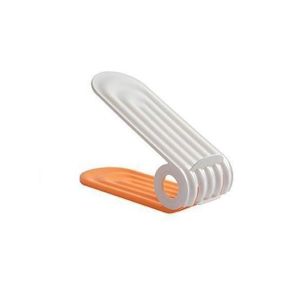 JIYAN2866 Adjustable Shoes Rack Space Saving Double layer Shoes Wardrobe Durable Orderly Organization Shoe Slots Organizer