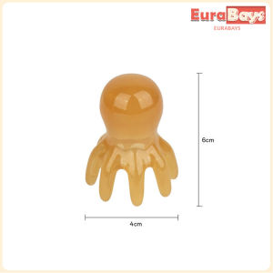 E.B.【Ready in Stock】 Resin Octopus Massage Comb Portable 8-Prong Head SPA Massage Comb