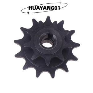 HUAYANG01 [HOT FASHION] เฟืองโซ่รถไฟฟ้า9 13ฟันประเภทจักรยาน410เฟืองมอเตอร์เฟืองเหล็กคาร์บอนสำหรับชิ้นส่วนจักรยานทั่วไป