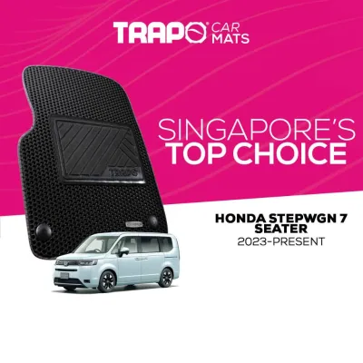 [TOP CAR MAT FOR HONDA] Car Models / Car Mat / Anti-Slip Mat [BLACK BASE BLACK LINING ONLY]