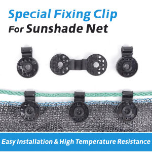 Plastic Clip Clamp for Outdoor Sunshade Mesh Cloth Sun Shade Net Greenhouse Awning Canopy Tarpaulin