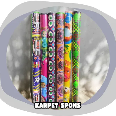 Karpet Spons Plastik 120x120 cm Premium – Empuk Nyaman & Mudah Dibersihkan (COD)