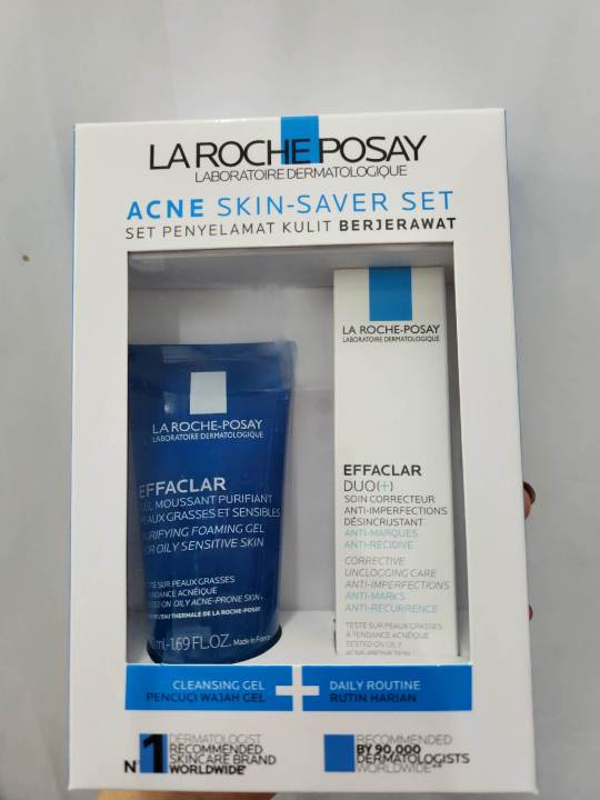 La Roche Posay Acne Skin Saver Set Lazada