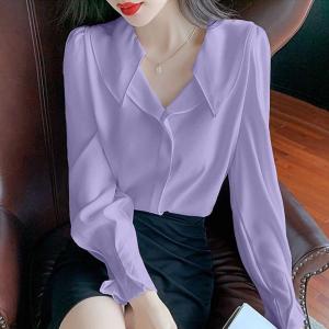 LEONNA ABIRA BLOUSE POLYESTER KANTOR WANITA KOREAN STYLE