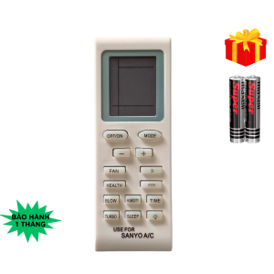 Điều khiển điều hoà SANYO remote máy lạnh SANYO - tặng kèm pin - Phương Uyên