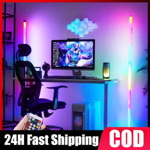 【COD + Local Seller】RGB LED Corner Floor Lamp Color Changing Standing Lamp Atmosphere Lamp Smart App Control Lighting for Living Room Bedroom Multicolor Stand Corner Light with Remote Controlled