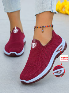 Free Shipping New Spring And Autumn WomenS Single Shoes Breathable Comfortable Casual And Easy-To-Wear Slip-On Style