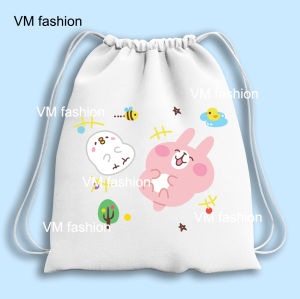 Tas Serut dan Totebag Kanvas Motif Lucu & Cute Bahan Kanvas Tebal Berkualitas