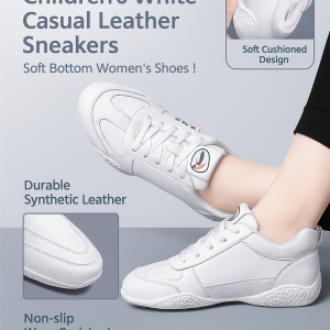 Softbottomleathercasualshoeswomensmallwhite