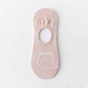 SEA JJT ถุงเท้าผู้ชายของผู้หญิง ระงับกลิ่นกายถุงเท้าล่องหนไม่ลื่นและดูดซับเหงื่อถุงเท้าฤดูร้อนบาง