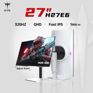 KTC 27" 2K WQHD 320Hz 1ms HDR400 Fast IPS Gaming Monitor Adjust Stand Free-Sync Low Blue Light E-Sports Monitor H27E6