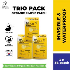 [SAVER COMBO] Natureal Organic Acne Patch Invisible and Waterproof Pimple Patch for Acne Spot Treatment