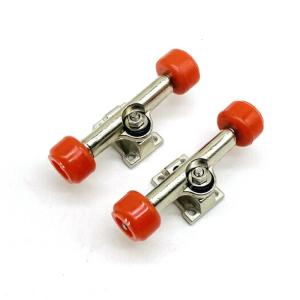 Assembly Finger Skateboard Part Alloy Bracket Deck Wheel Finger Toy Accs for Mini Gadget Playset Finger Toy DIY Parts