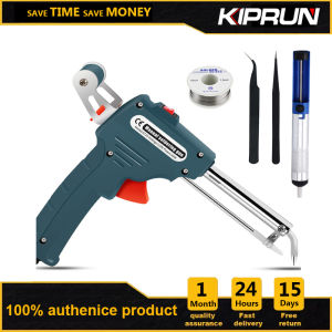 [Ready stock] KIPRUN  Auto Welding Automatic Feed Soldering Iron 220V 60W Electric Temperature Tool Adjustable Solder Tool Kit Fast Heating with Lead-free Wire Desoldering Pump Tweezers