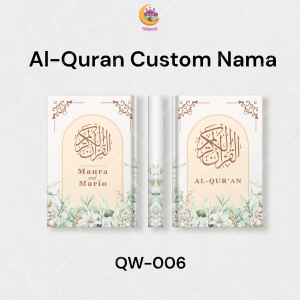 Al-Quran Terjemahan Non Terjemahan Custom Nama For Wedding Kado Pernikahan - Istiqomah
