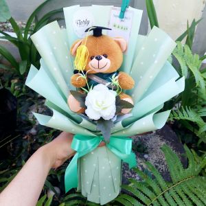 Buket Boneka Wisuda / buket bunga wisuda artificial