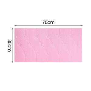 5Pcs 3D Anti-Collision Foam Wallpaper Self-adhesive Stereo Foam Wall Stickers Anti-Collision Soft Cushion Wallpaper Bedroom Living Room Decor DIY Home Waterproof Wallpaper Wall Stickers