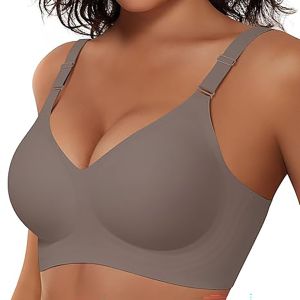 Women Seamless Push Up Bra Wireless Thin Molded Cup Shaping Breathable Comfortable Everyday Underwear Lingerie