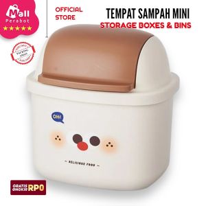 Mall Perabot | Tempat Sampah Mini | Tong Sampah Mobil Plastik | Storage Bins | Tempat Sampah Portable Meja Estetik