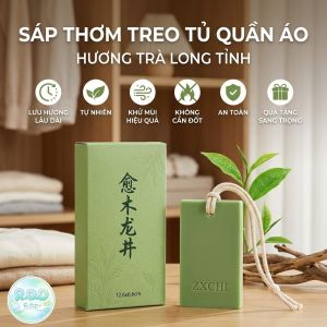 Sáp Thơm Treo Tủ Quần Áo Hương Trà Long Tỉnh Cao Cấp Lưu Hương Lâu Dài Tự Nhiên Khử Mùi Hôi Phòng Ngủ Tủ Đồ Trang Trí Nhà Cửa Sáp Thơm Gỗ Sương Mai Tinh Tế Không Cần Đốt Quà Tặng Sang Trọng An Toàn Sức Khỏe Phụ Kiện Decor Nội Thất Khuếch Tán Hương Thơm