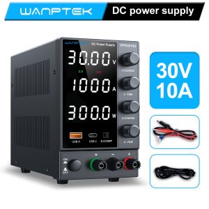 US plug DC Power Supply Adjustable 4-digit Lab Bench Power Source 0-30V 10A 0-60V 5A 0-120V 3A Switching Stabilized Power Supply Wanptek DPS3010U