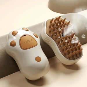 3 in 1 Pet Steam Brush Electric Spray Dog Cat Steam Brush Massage Pet Grooming Hair Brush