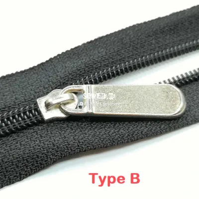 #3 & #5 Kepala Zip Panjang (Slider) / Zipper Head Long Type (2pcs/lot)