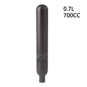 HPA Station 0.7L 700CC Carbon Fiber Air Tank 300BAR 4500PSI Scuba Gas Cylinder Soda Water Stream Bottle For Diving Aquarium Compressed CO2 Equipment