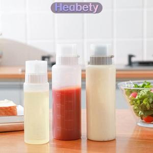 Heabety 1 cái 350 175ml 5 lỗ gia vị bóp chai nước sốt cà chua mù tạt bóp chai nước sốt quả lưu trữ Jar nhà bếp Nguồn cung cấp