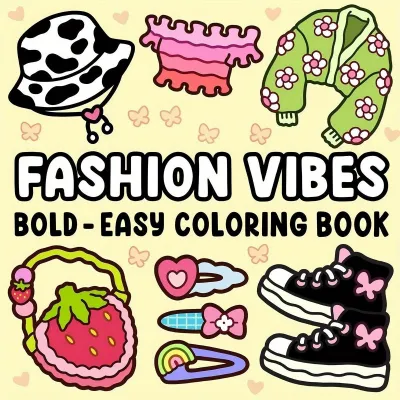 Buku Mewarnai Anak dan Remaja Coco Wyo Desain Mudah - Cute Coloring Book Adult Relaxation Buku Lukisan Aesthetic Paperback ST0211