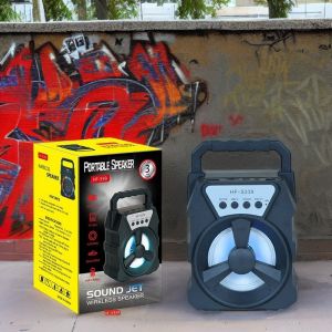 SPEAKER 3 INCH SPEAKER BLUETOOTH MINI PORTABLE HF-S339 FREE MIC KARAOKE