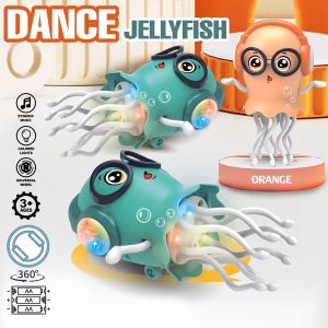 Mainan Gurita Menari Musik dengan Lampu Mainan Edukasi Anak Dancing Cumi Elektrik Lucu