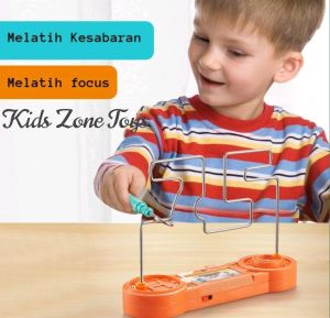 Mainan Anak Electric Maze Shock Game Mainan Maze Inductor Challenge