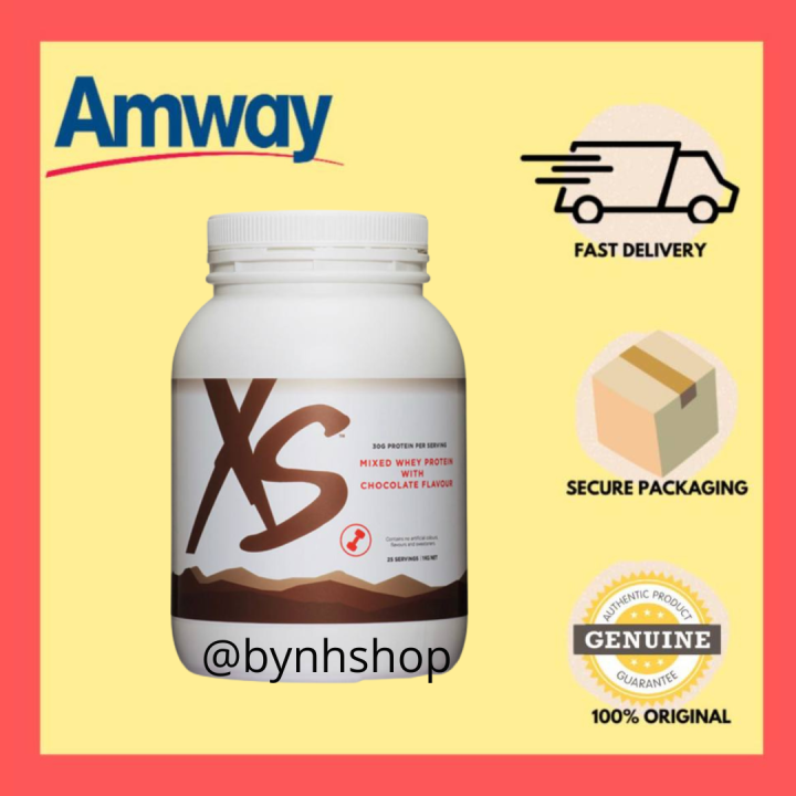 [READY STOCK] XS Mixed Whey Protein With Chocolate Flavour 1KG ORIGINAL AMWAY