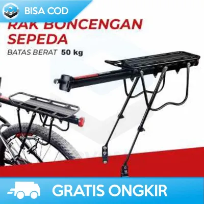 BONCENGAN BELAKANG SEPEDA ANAK POLOS SAFETY DAN KOKOH MATERIAL PVC